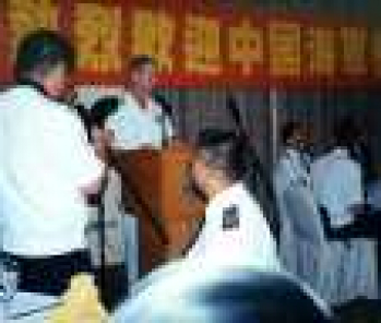 總會長於中美軍事互訪活動中記事